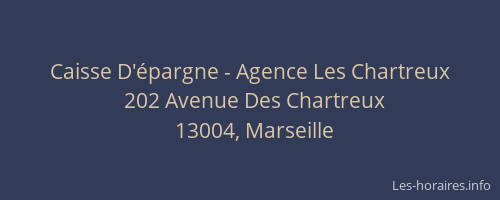 Caisse D'épargne - Agence Les Chartreux