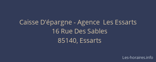 Caisse D'épargne - Agence  Les Essarts