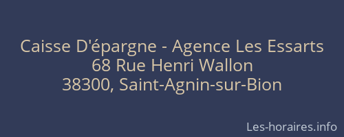 Caisse D'épargne - Agence Les Essarts