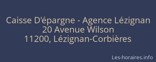 Caisse D'épargne - Agence Lézignan
