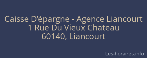 Caisse D'épargne - Agence Liancourt