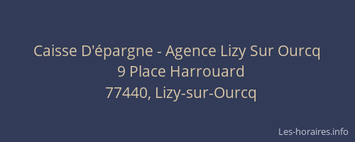 Caisse D'épargne - Agence Lizy Sur Ourcq