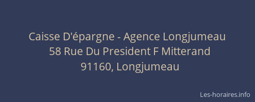 Caisse D'épargne - Agence Longjumeau