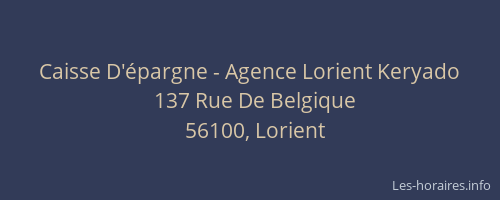 Caisse D'épargne - Agence Lorient Keryado