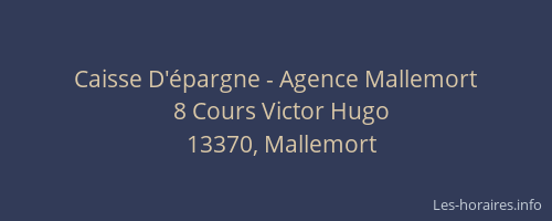 Caisse D'épargne - Agence Mallemort
