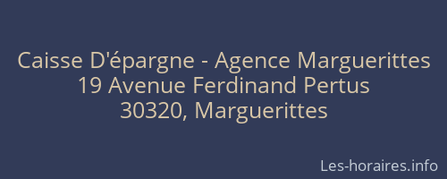 Caisse D'épargne - Agence Marguerittes