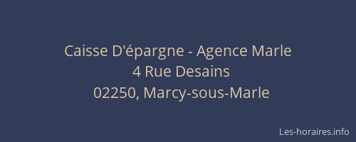 Caisse D'épargne - Agence Marle