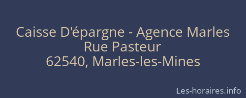Caisse D'épargne - Agence Marles
