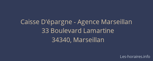 Caisse D'épargne - Agence Marseillan