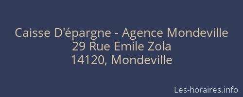 Caisse D'épargne - Agence Mondeville