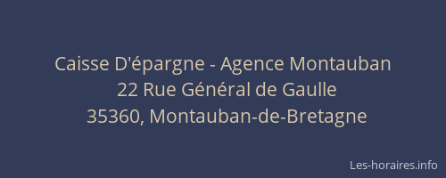 Caisse D'épargne - Agence Montauban