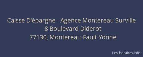 Caisse D'épargne - Agence Montereau Surville