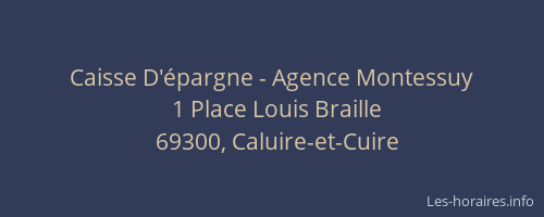 Caisse D'épargne - Agence Montessuy