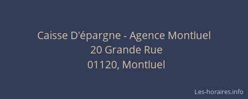 Caisse D'épargne - Agence Montluel