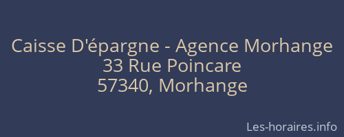 Caisse D'épargne - Agence Morhange