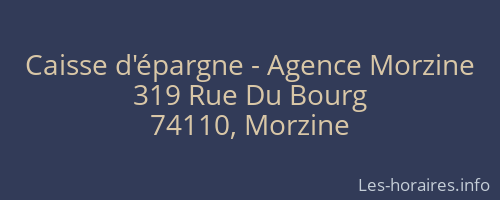 Caisse d'épargne - Agence Morzine