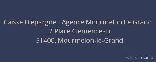 Caisse D'épargne - Agence Mourmelon Le Grand