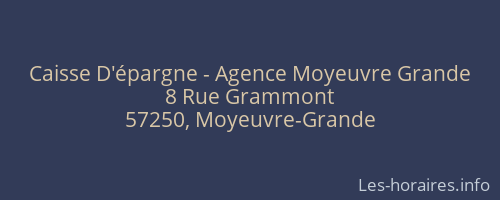 Caisse D'épargne - Agence Moyeuvre Grande