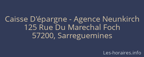 Caisse D'épargne - Agence Neunkirch