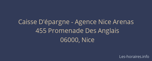Caisse D'épargne - Agence Nice Arenas