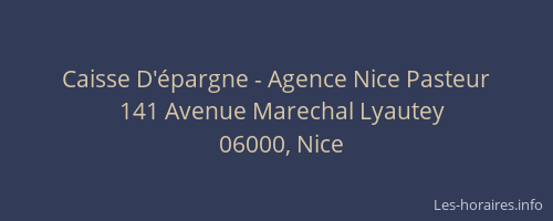 Caisse D'épargne - Agence Nice Pasteur