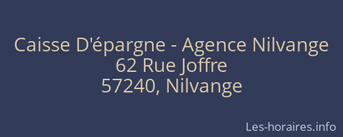 Caisse D'épargne - Agence Nilvange