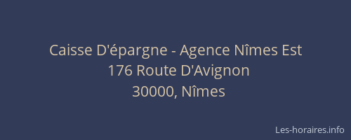 Caisse D'épargne - Agence Nîmes Est
