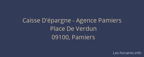 Caisse D'épargne - Agence Pamiers