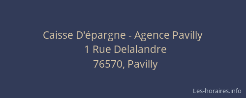 Caisse D'épargne - Agence Pavilly