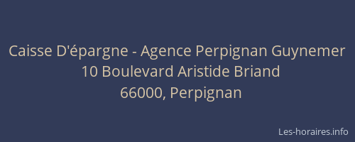 Caisse D'épargne - Agence Perpignan Guynemer