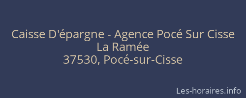 Caisse D'épargne - Agence Pocé Sur Cisse