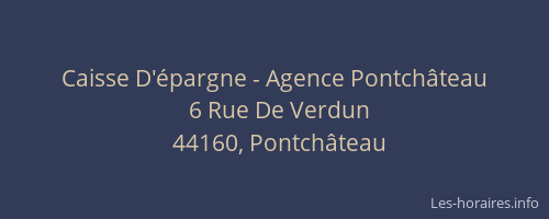 Caisse D'épargne - Agence Pontchâteau