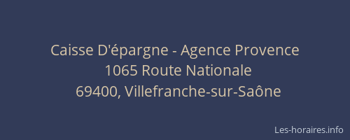 Caisse D'épargne - Agence Provence
