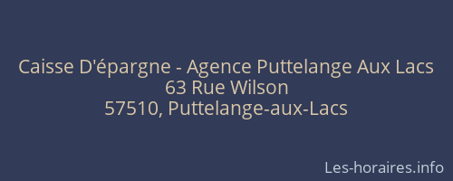 Caisse D'épargne - Agence Puttelange Aux Lacs