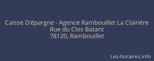 Caisse D'épargne - Agence Rambouillet La Clairière