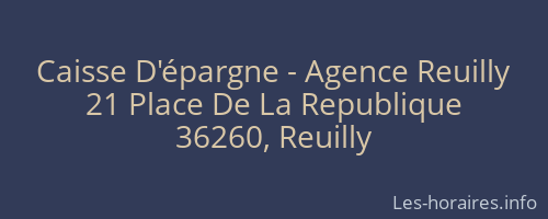 Caisse D'épargne - Agence Reuilly