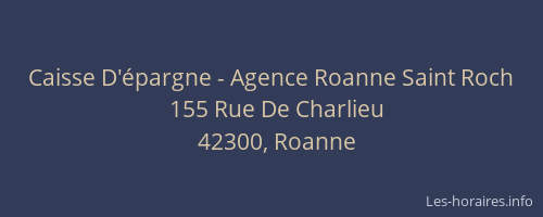 Caisse D'épargne - Agence Roanne Saint Roch