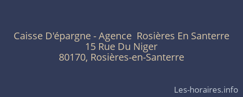 Caisse D'épargne - Agence  Rosières En Santerre