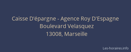 Caisse D'épargne - Agence Roy D'Espagne