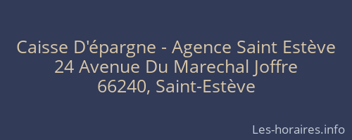 Caisse D'épargne - Agence Saint Estève
