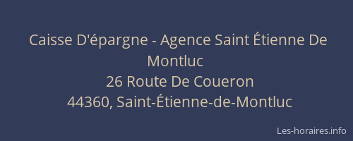 Caisse D'épargne - Agence Saint Étienne De Montluc