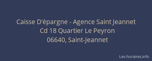 Caisse D'épargne - Agence Saint Jeannet