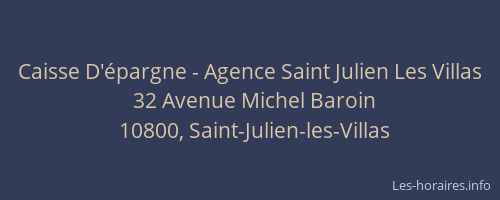 Caisse D'épargne - Agence Saint Julien Les Villas