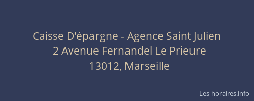 Caisse D'épargne - Agence Saint Julien