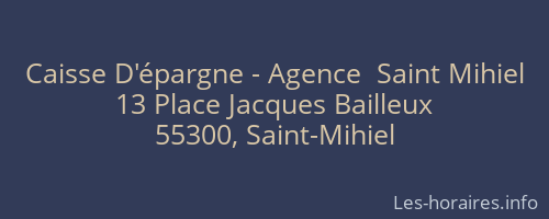 Caisse D'épargne - Agence  Saint Mihiel