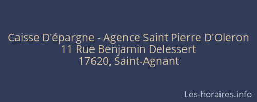Caisse D'épargne - Agence Saint Pierre D'Oleron