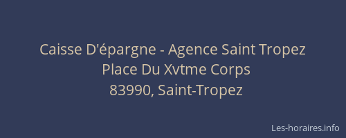 Caisse D'épargne - Agence Saint Tropez