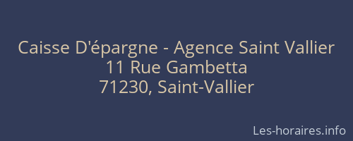 Caisse D'épargne - Agence Saint Vallier