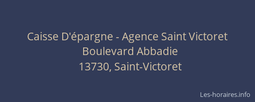 Caisse D'épargne - Agence Saint Victoret