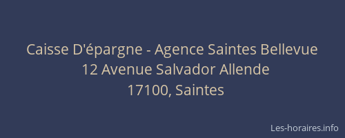 Caisse D'épargne - Agence Saintes Bellevue